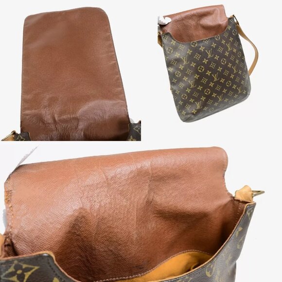 LOUIS VUITTON Musette Shoulder Bag Monogram Leather Brown Spain - Picture 16 of 16